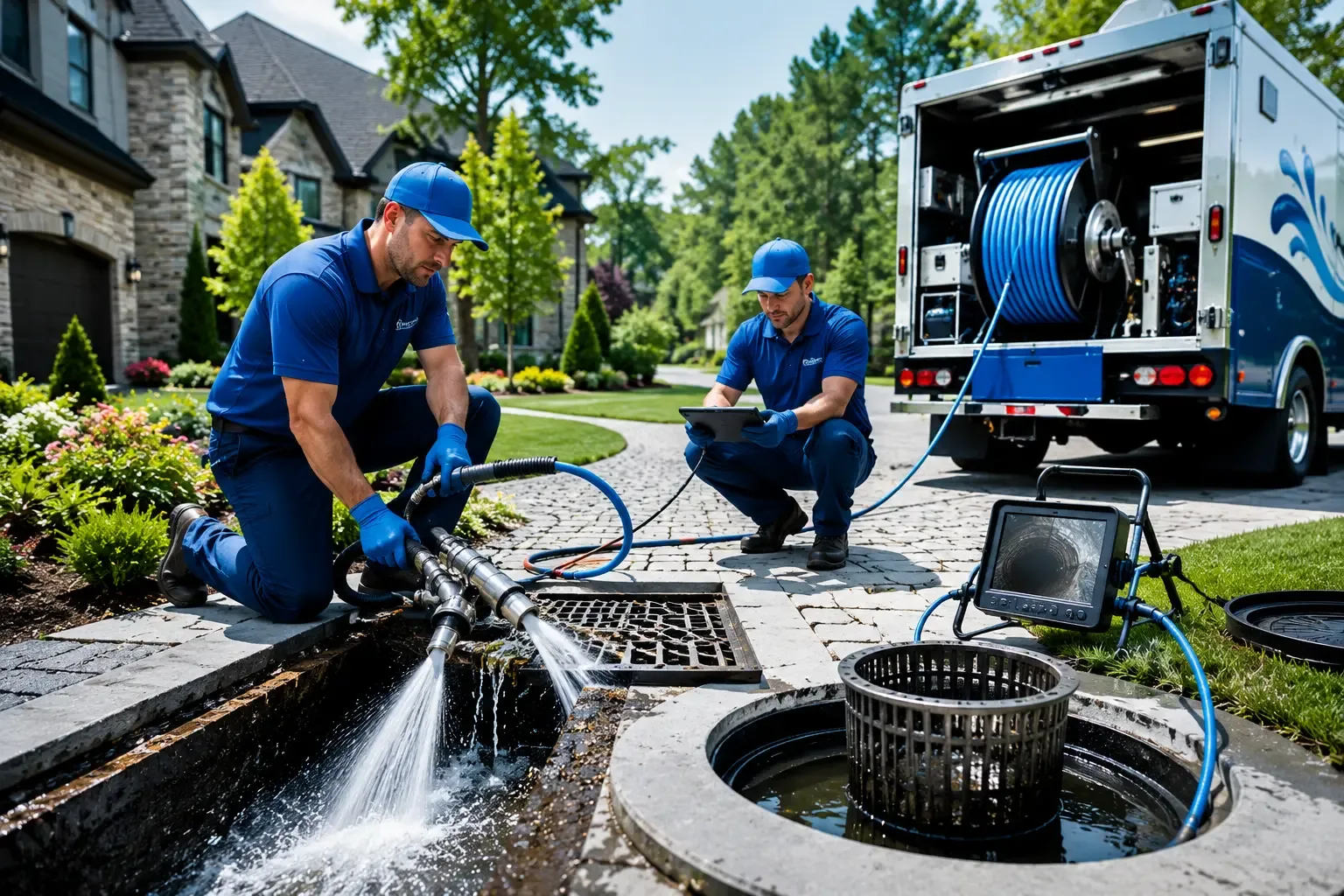 Local outdoor drain cleaning professionals in Blaine, ME